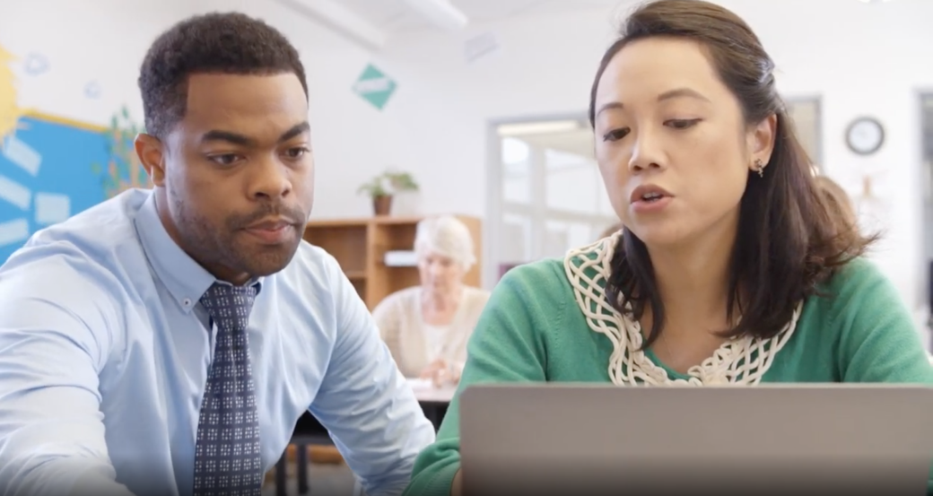 Screenshot of the video for our course, PTE Academic for Teachers
