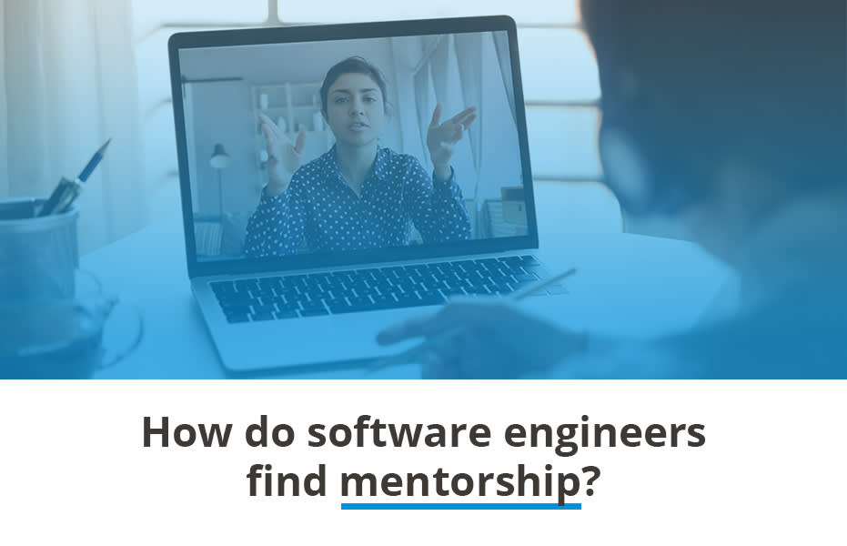 How do software engineers find mentorship in the industry?