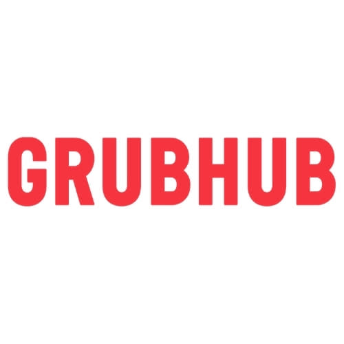 Grubhub logo Grubhub hires coders in New York.
