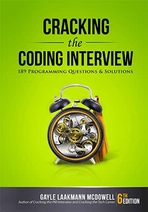 Cracking the coding interview Cracking the coding interview book cover