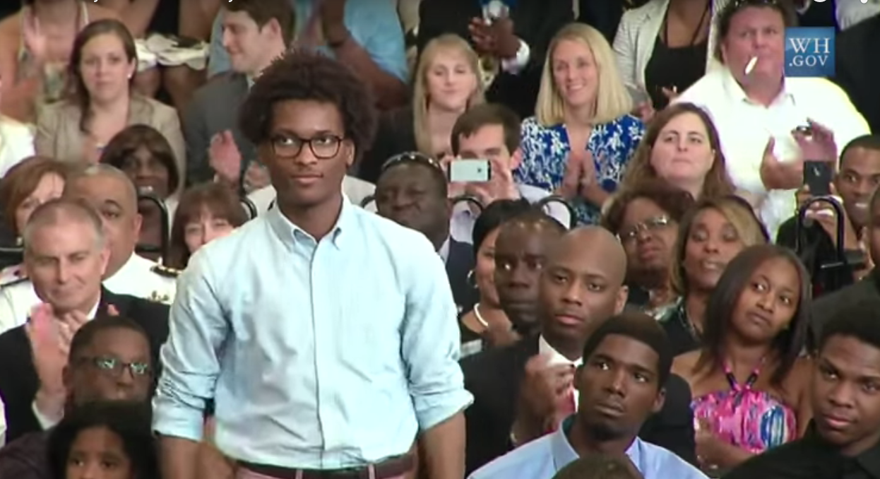 Remote Student Highlighted by President Obama's Image