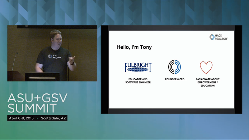 Hack Reactor CEO Presents at Leading EdTech Conference ASU+GSV Summit's Image