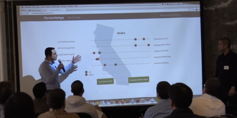Remote Beta Students Analyze Twitter Data Using Watson's Image