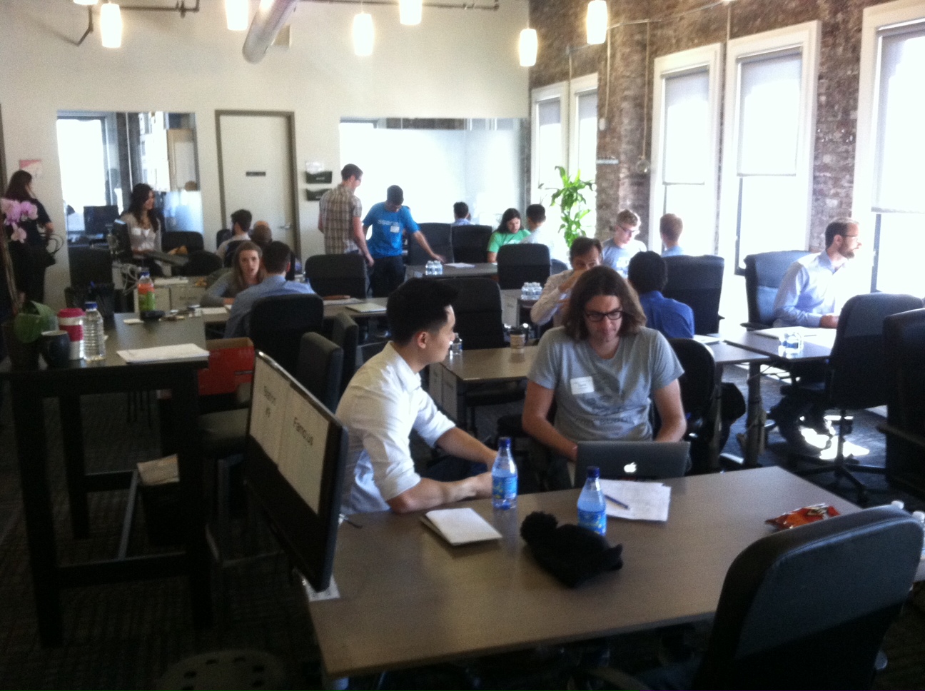 Our graduating Software Engineers had a series of lightning interviews with interested employers at Hiring Day.
