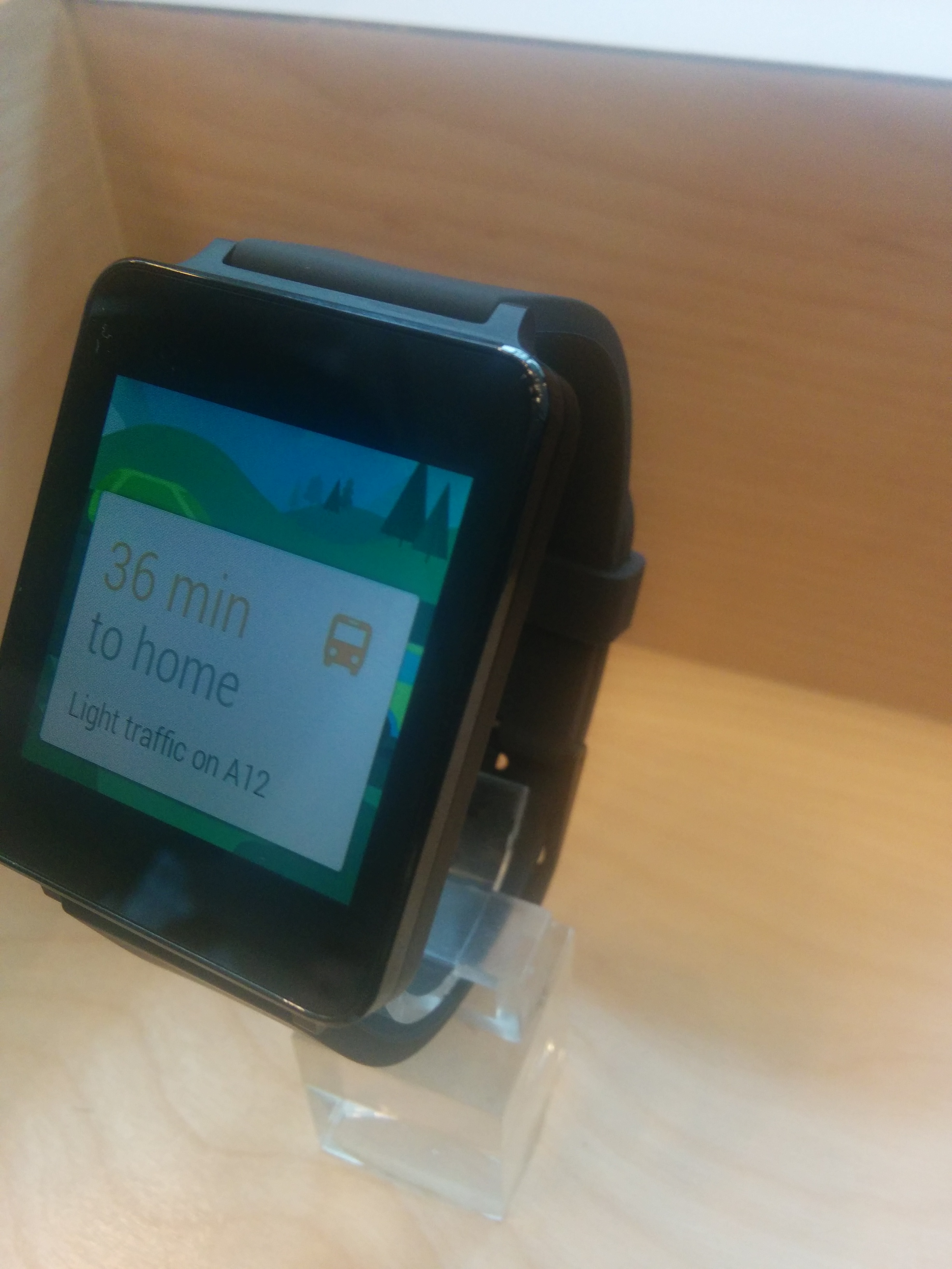 Google gave out Android-enabled smart watches at the conference. PHOTO: Amira Anuar