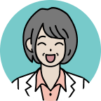 笑顔で満足そうな女性の薬剤師