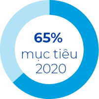 65% cho mục tiêu năm 2020 của chúng tôi