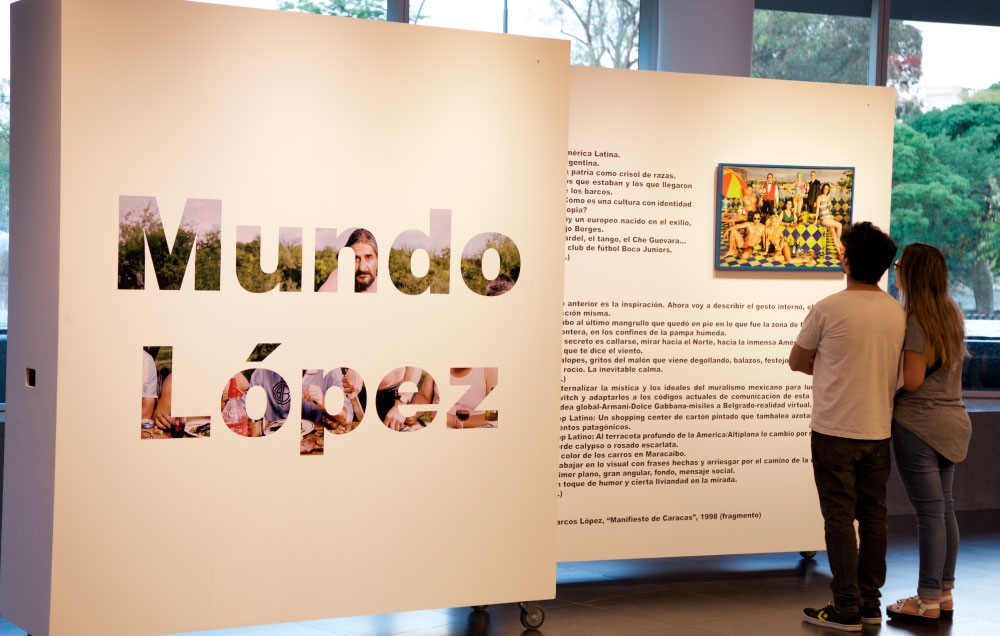 Montaje de la muestra