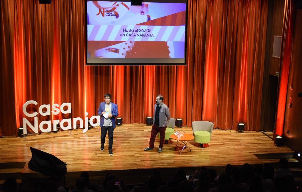 Cristian Turdera y Tomás Balmaceda en Casa Naranja 1