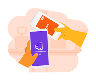Cobro Tap: Aceptá Pagos Contactless Con NFC. Recibí pagos sin contacto. Usá tu dispositivo NFC como terminal de cobro. Contá con la tecnología de pago contactless en tu celular con Naranja X 📱