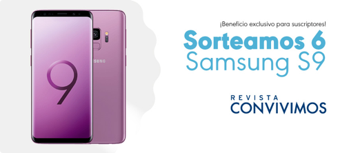 Suscribite a Revista Convivimos y participá por un Samsung S9