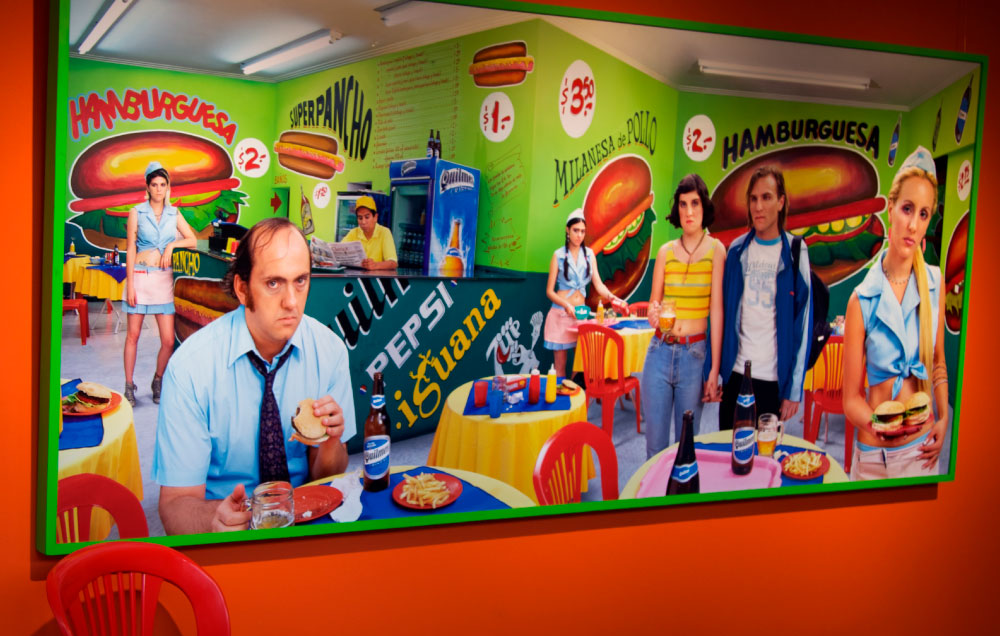 La obra Comida rápida (Buenos Aires, 2007).