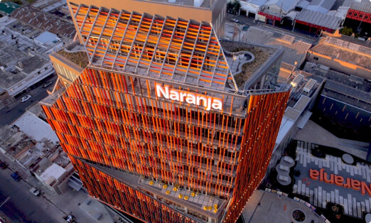 Edificio Casa Naranja en la ciudad de Córdoba