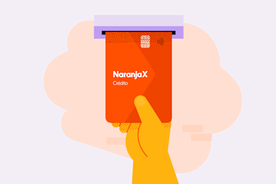 Ingresando la tarjeta Naranja X.