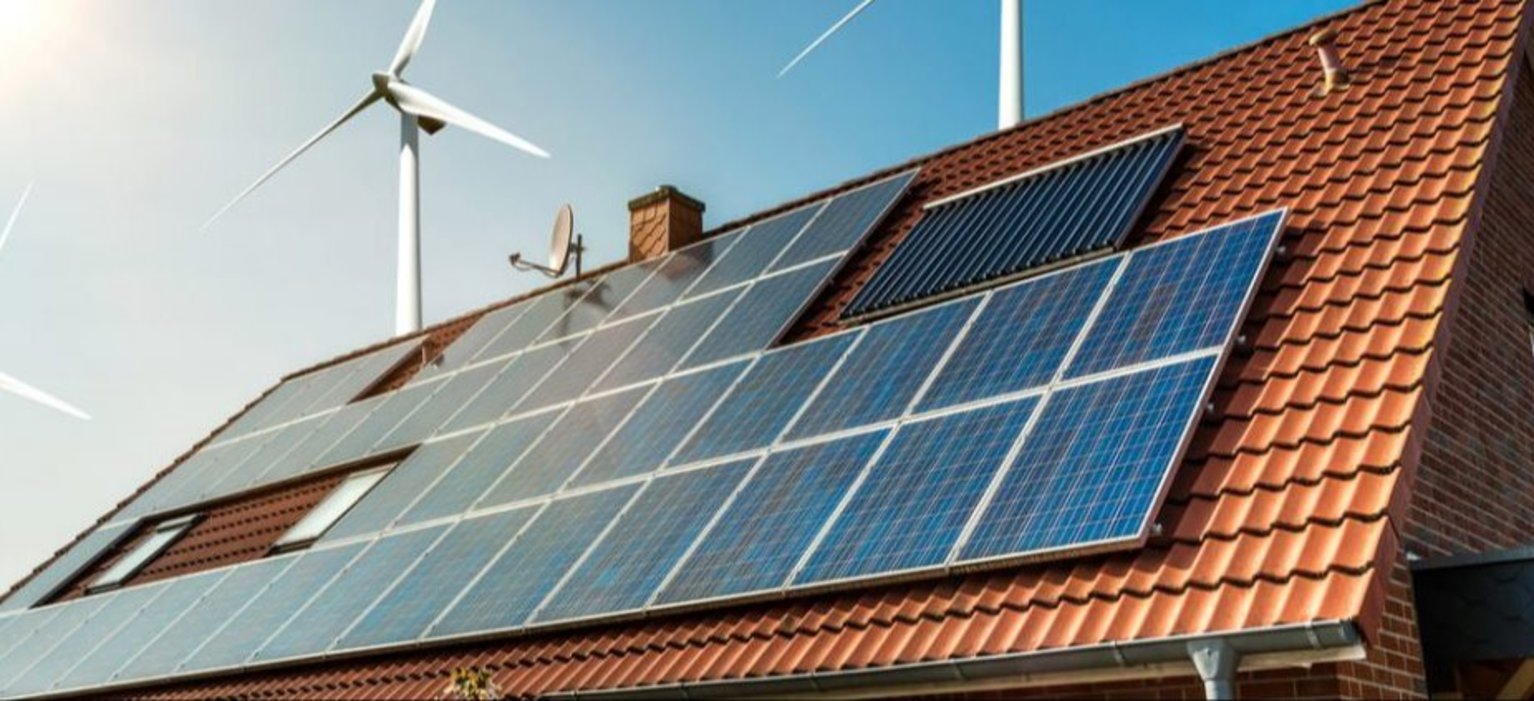 Anschaffung einer Solaranlage.