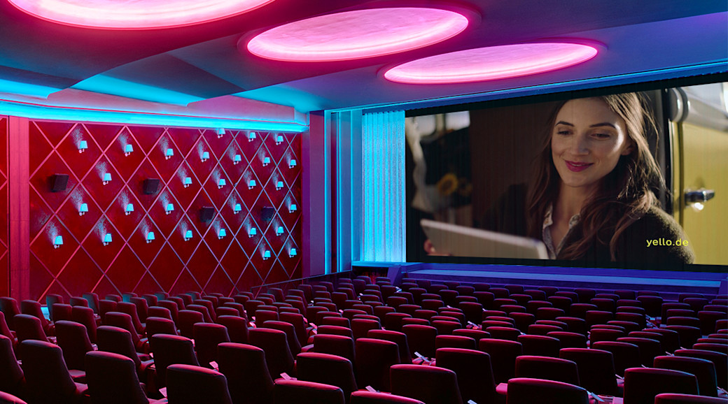 Yello Spot feiert Kino-Premiere.