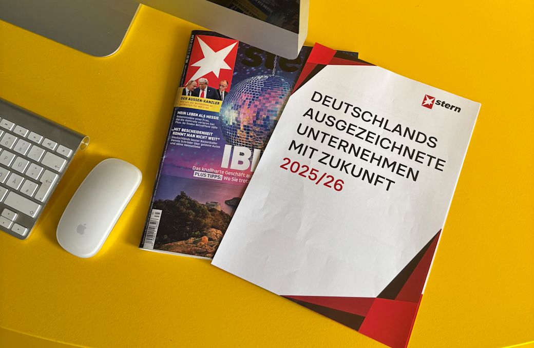 Ausgezeichnet: Yello zählt zu den Arbeitgebern der Zukunft.