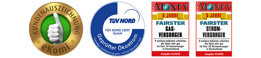 Trust Siegel Ekomi TÜV Focus Money