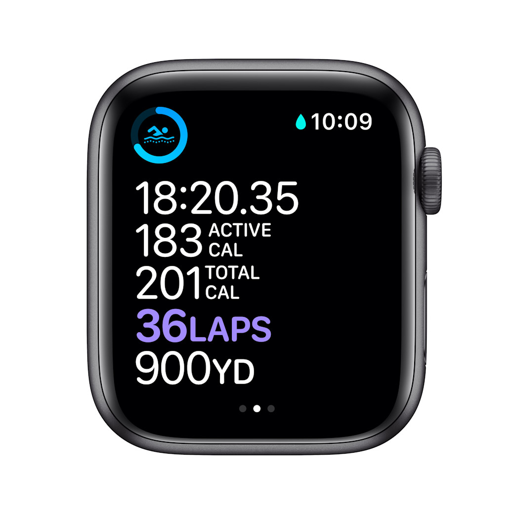 Apple Watch 6 Aktivitätsaufzeichnung Schwimmen