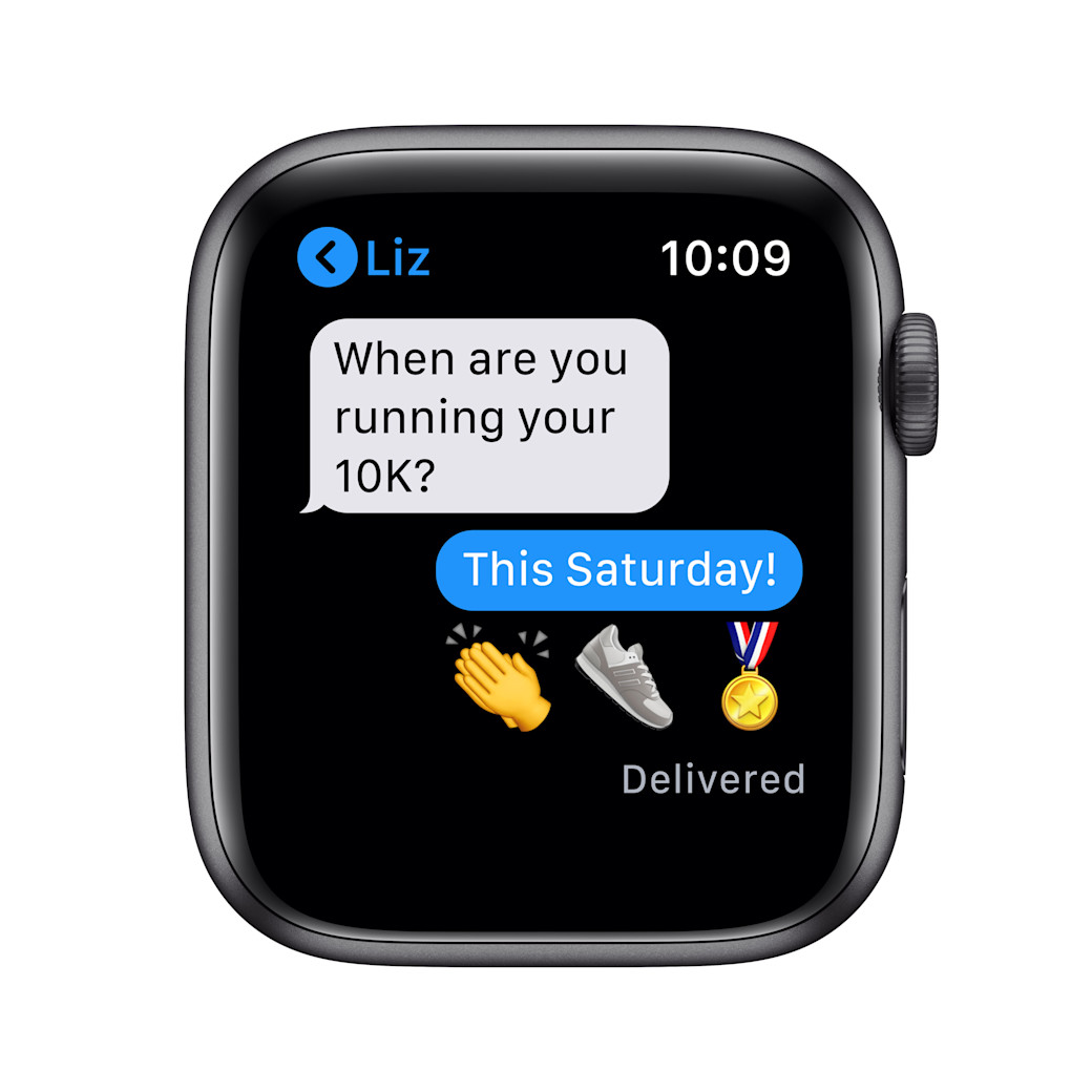 Apple Watch6 Chat mit Liz