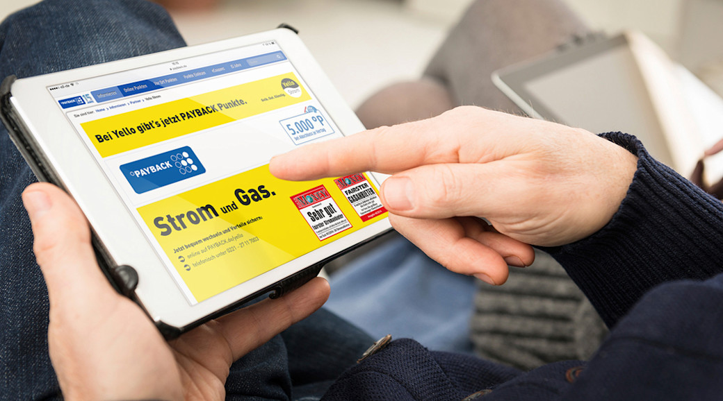 Gelbe Energie fürs Punktekonto: Yello Strom ist neuer PAYBACK Partner.