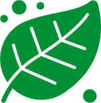 Nachhaltigkeits-Symbol grünes Blatt