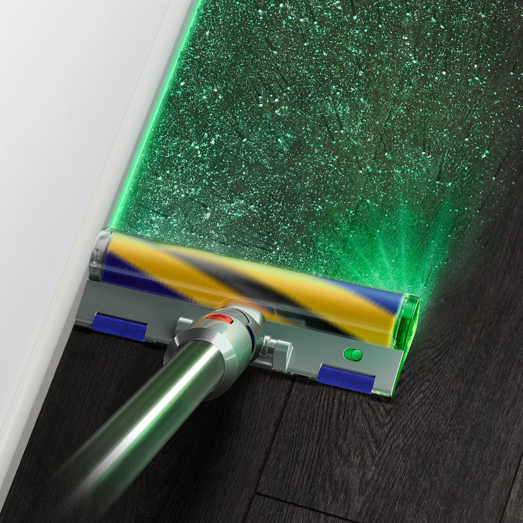 Dyson AS V10 Hohe Saugkraft, sowohl auf Teppichen als auch auf Hartböden.