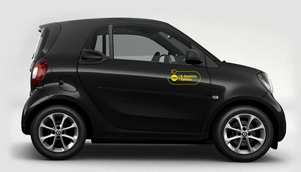 smart EQ fortwo passion yello editon