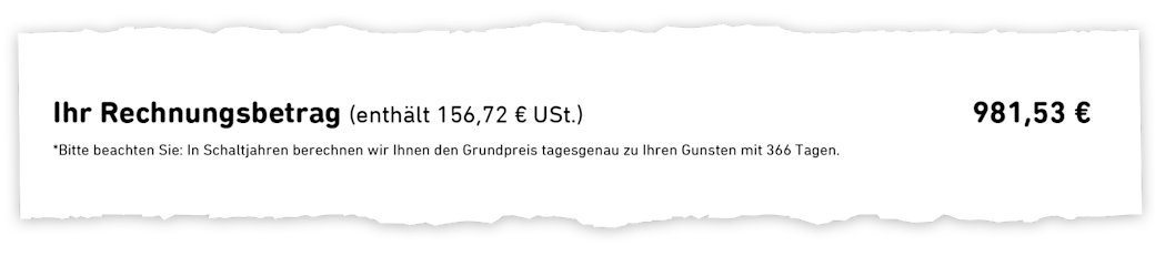 Image Rechnungsbetrag