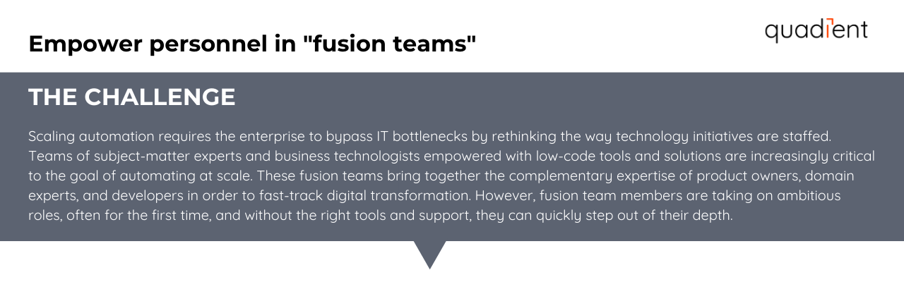 Empower personnel in