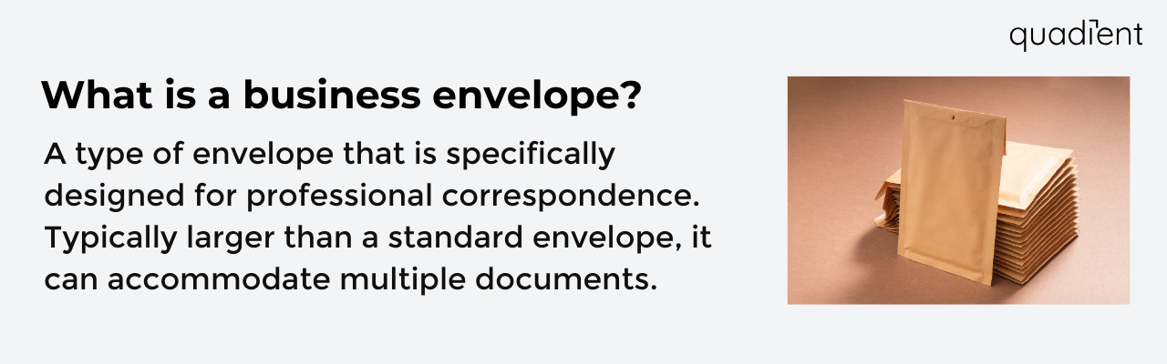 what is a business envelope