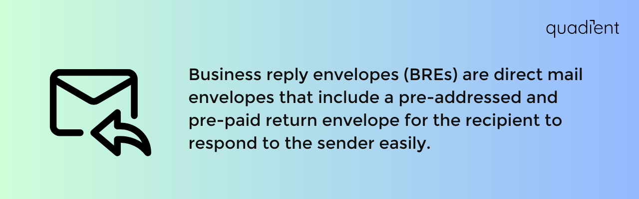 business reply envelopes definition