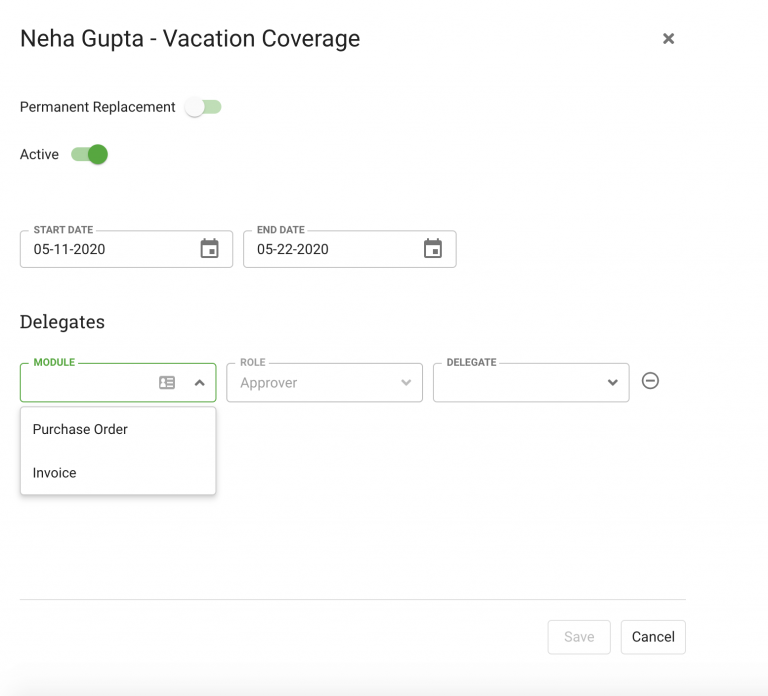 approver screenshot