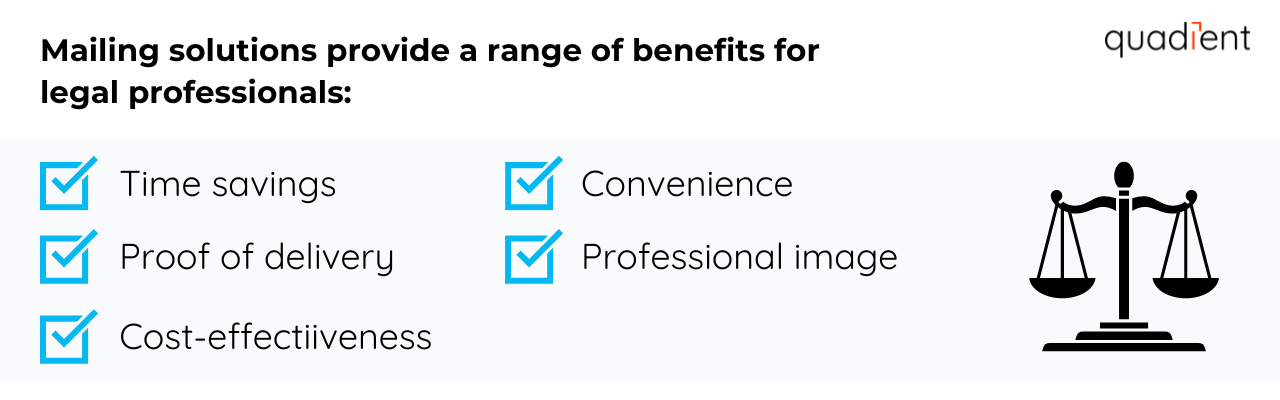 benefits of mailing solutions for legal professionals