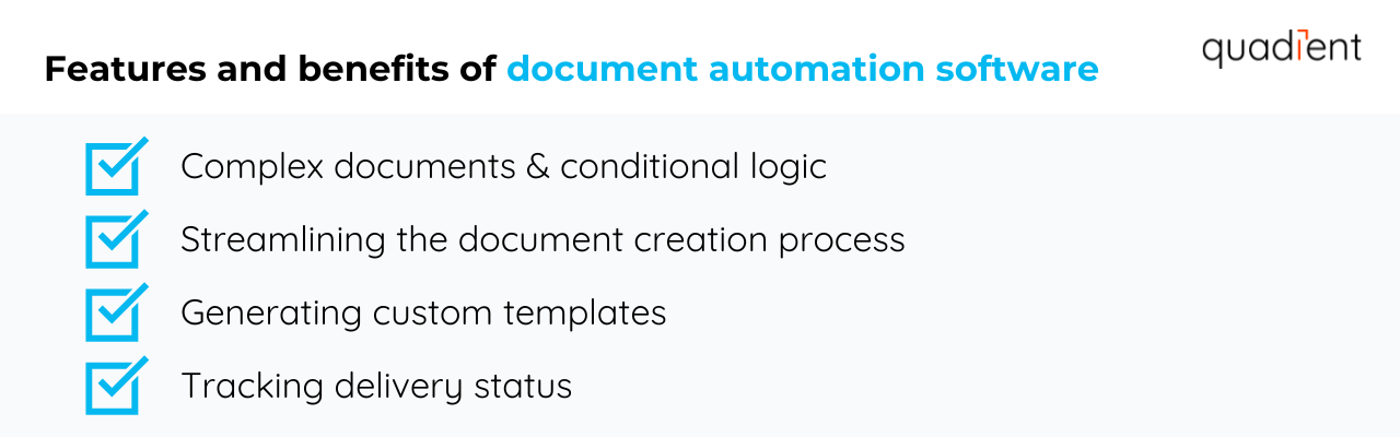 features and benefits of document automation software