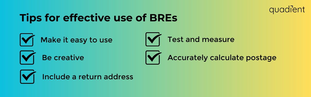 tips for effective use of BREs