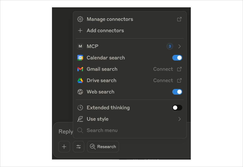 search and tools