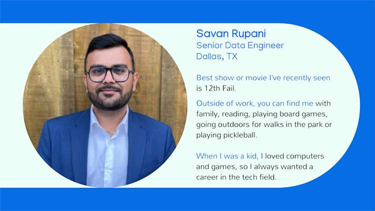 People Spotlight: Savan Rupani