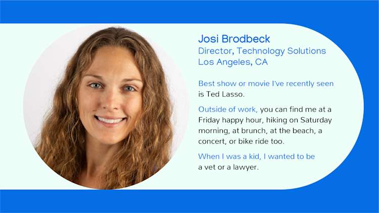 New Hire Blog - Product - Josi Brodbeck
