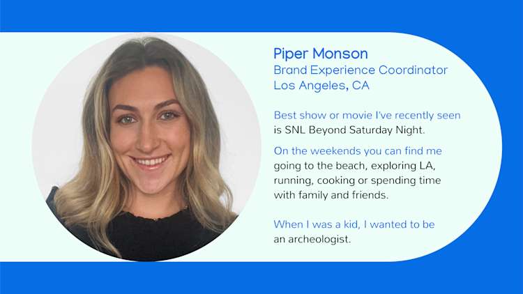 People Spotlight - Piper Monson
