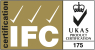 Accreditations IFC Cert 3 ticks + UKAS 175