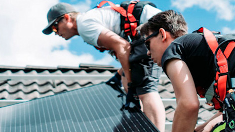 Effektiv solcelleteknologi med energilagring