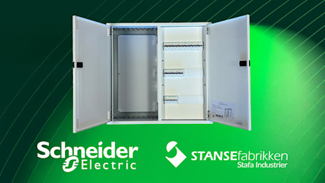 Nytt strategisk samarbeid: Komplette boligskap fra Schneider Electric og Stansefabrikken