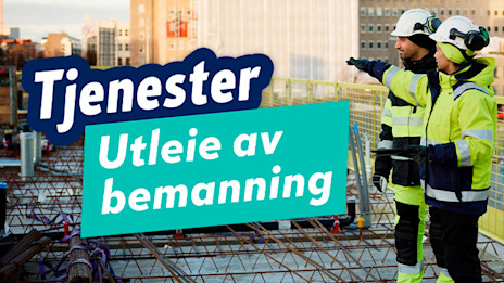 Utleie av bemanning for byggeplass-logistikk