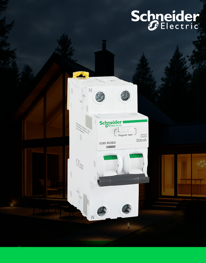 Onntime artikkelbilde Schneider Acti9 iC65 RCBO 2