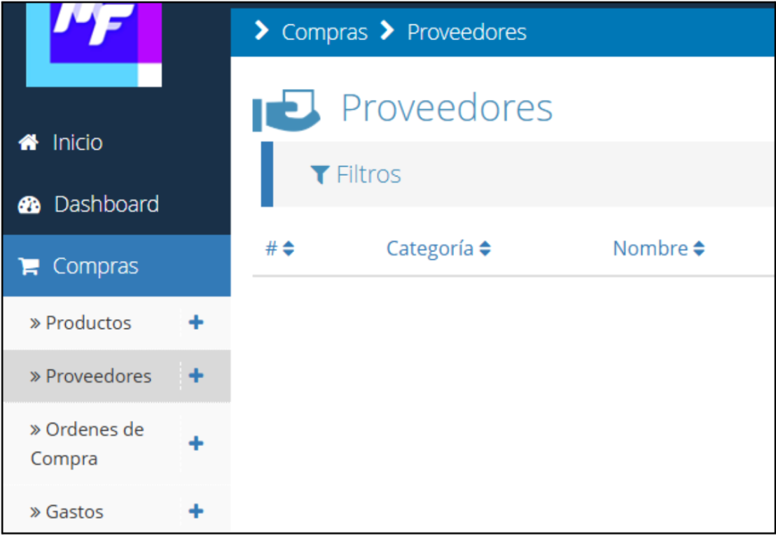 Proveedores