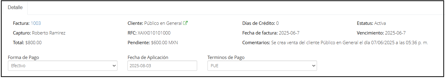 Primera sección