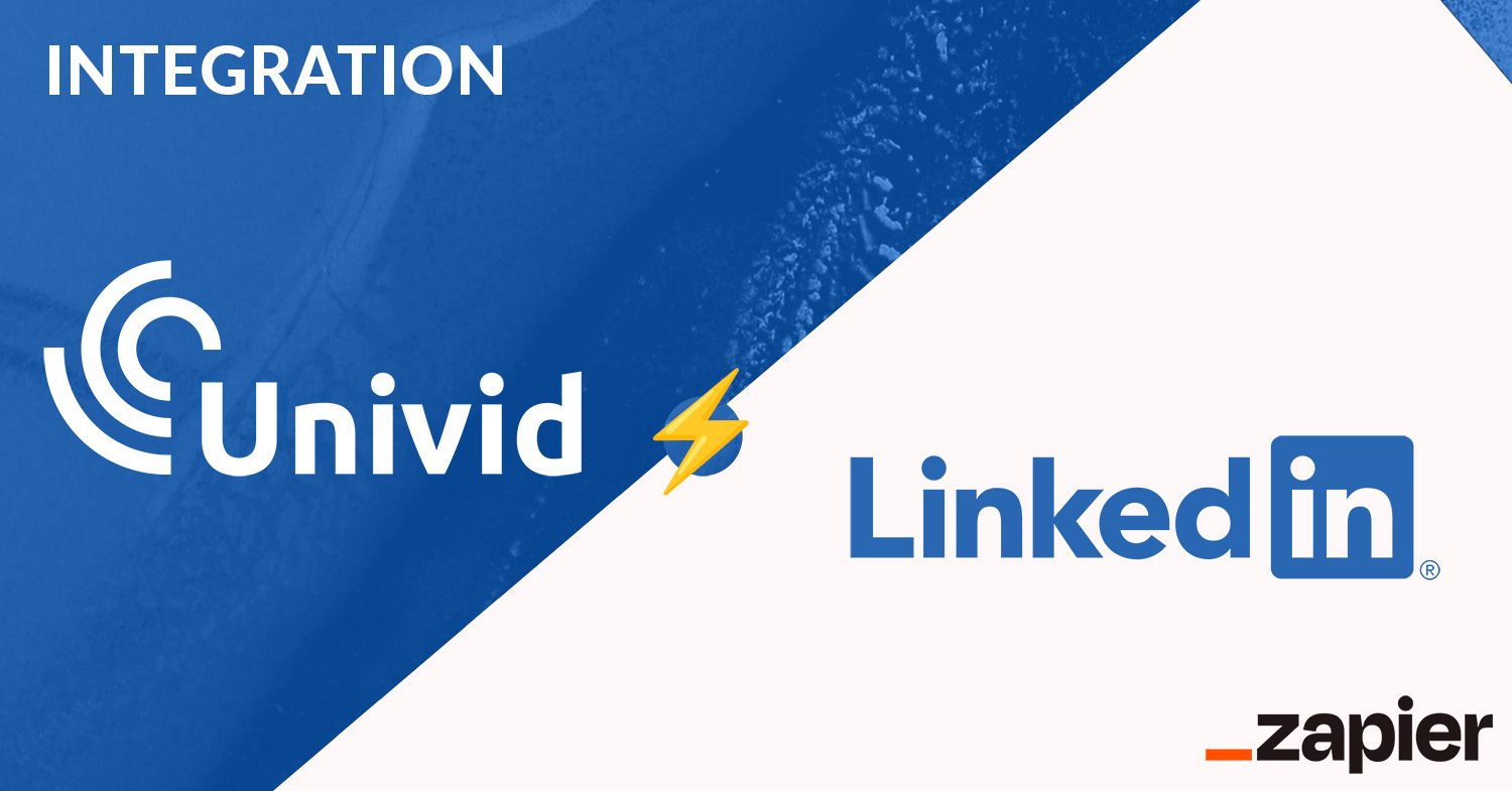 LinkedIn Live Events Integration to Univid for Webinars Univid
