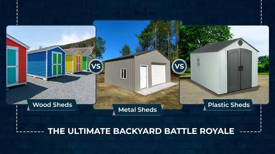 thumbnail for Wood Sheds vs. Metal Sheds vs. Plastic Sheds: The Ultimate Backyard Battle Royale