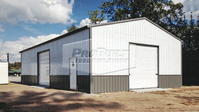 30x51 Vertical Roof Metal Garage